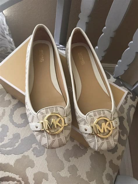 michael kors shoes flats vanilla|Michael Kors flat shoes sale.